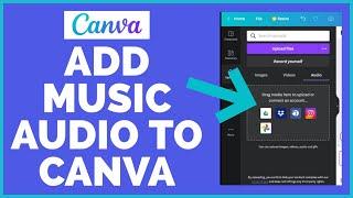 How to Add Music Audio to Canva | Add Sound Track in Canva (2022)
