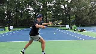 Jack Sock | Sam Querry - Court Level Practice, Washington, DC (4k 60fps)