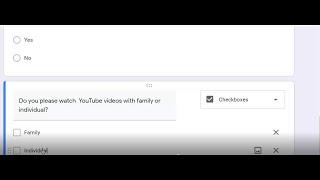 How to create multiple choice  survey questions using google forms