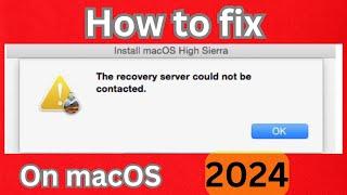 (FIXED) - macOS Internet Recovery: How I Fixed the Recovery Server Could Not Be Contacted