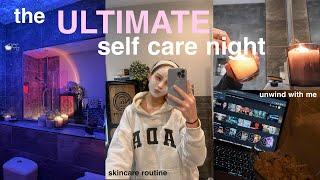 the ULTIMATE selfcare night 🫧 my 27 step pamper routine, skincare & haircare