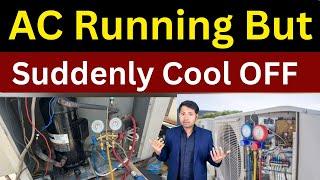 AC Running but Suddenly Stops Cooling with Loud Noise – Pumping Failure Solution learn repair tips