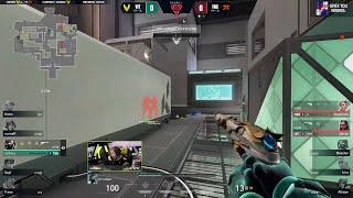 VIT ceNder 1v2 Pistol Clutch vs FNATIC | VCT EMEA 2024