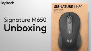 Logitech Signature M650 Unboxing