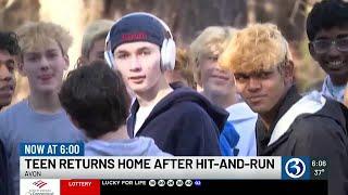 VIDEO: Teen returns home following hit-and-run