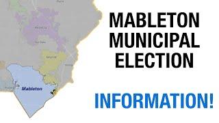 Mableton Municipal Election information - February 9, 2023