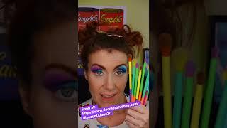Review of Docolor’s Most Colorful Brushes And Eyeshadow Palettes!