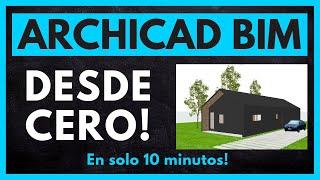  ARCHICAD - Modelar una casa DESDE CERO en 3D!