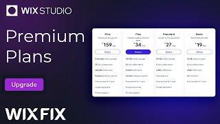 Wix Studio Premium Plans | Wix Fix