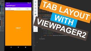 Tab Layout with Fragments Using View Pager 2 - Android - Kotlin - 2022