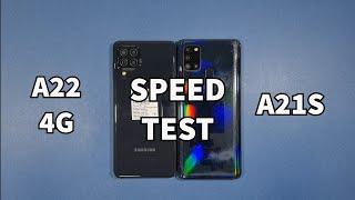 Samsung A22 4G vs Samsung A21S Speed Test