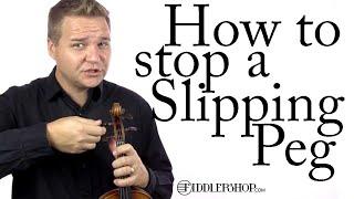 How to Stop a Slipping Peg