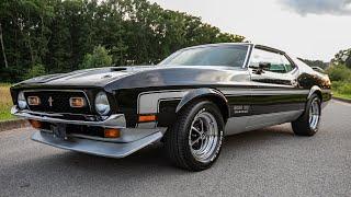 1971 Boss 351 Factory Black Paint!