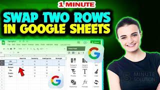 How to swap two rows in google sheets 2024 (Quick & Easy)