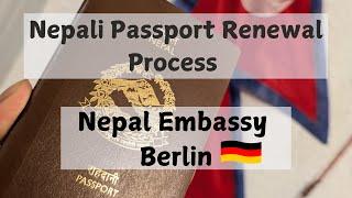 Passport Renewal from Nepal Embassy Berlin. Passport | Nepal | Renewal | Germany