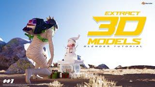 HOW TO EXTRACT PUBG/BGMI 3D MODELS FOR MONTAGE VIDEOS !!
