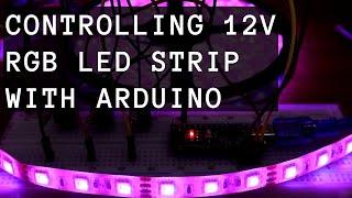 Controlling A 12v RGB LED Strip With Arduino