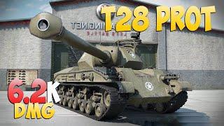 T28 Prot - 6 Kills 6.2K DMG - Потрепанный! - Мир Танков