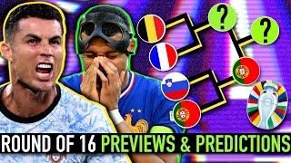 EURO 2024 Round of 16 PREDICTIONS & Preview: More UPSETS on the way?