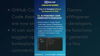 How AI is changing Software Development in 2025!#programminglanguage #ml #data #coding #ai #webdev