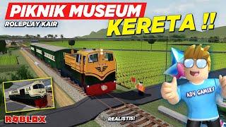 STUDY TOUR WISATA KE MUSEUM NAIK KERETA API REALISTIS !! ROLEPLAY GAME KAI - Roblox Indonesia