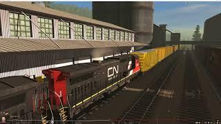 Trainz Railroad Simulator 2022 (TRS22) - GE C40-8 - Paper Rolls - 4K UHD