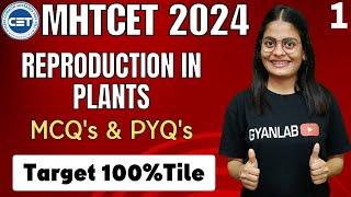 MHTCET 2024 | Reproduction in Plants | PYQs | Level 1 | Biology | Gyanlab | Anjali Patel