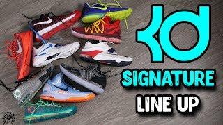 Detailed Look at the Nike KD (Kevin Durant) Signature Shoe Line Up!