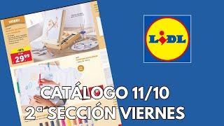 LIDL CATÁLOGO BAZAR HOBBY VIERNES 11 DE OCTUBRE