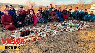 Huge Horse Meat Feast! A Day with the Horse Herder Family in Mongolia! | Views