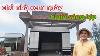 Cập nhật tiến độ căn nhà trọn gói 550tr . Đã hoàn thiện trên 50% .