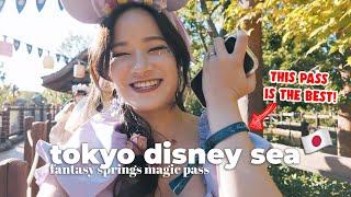 THIS IS THE BEST PASS TO GET! Tokyo DisneySea Fantasy Springs | Japan Travel Vlog