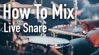 How to Mix LIVE Snare Drum | Gate, EQ, Compression, Parallel #drums #snaredrum