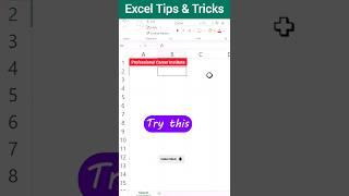 Excel Viral Tips & Tricks #shorts #trending #tricks #excel #computer #video #viral #reels #study