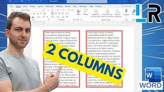 MS Word: Use Two Columns Independent - 1 MINUTE