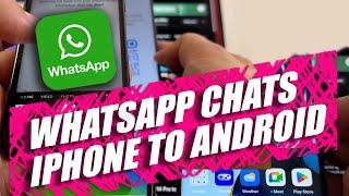 Transfer WhatsApp chats from iPhone to Android