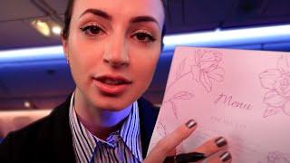 Choose Your FIRST CLASS In-Flight Meal - ASMR