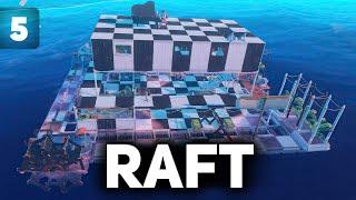 Перестраиваем плот в корабль за 5 минут  Raft [PC 2018] #5