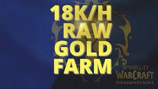 18K/H  STEADY RAW gold farm (thank u blizzard) in world of warcraft retail