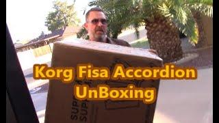 Korg Fisa 41 Accordion  UNBOXING, Dale Mathis