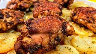 ЛУЧШИЙ СПОСОБ как приготовить курицу с картошкой! Самый ВКУСНЫЙ рецепт из курицы в духовке.