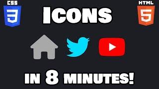 Learn CSS icons in 8 minutes! 