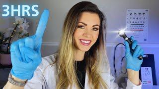 [ASMR] The ULTIMATE Cranial Nerve Exam (3HRS of medical RP) Compilation 