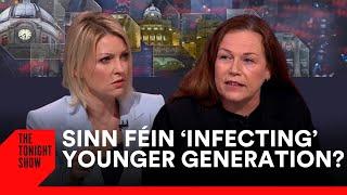 Louise O'Reilly reacts to Tánaiste saying Sinn Féin is "infecting" young people | The Tonight Show