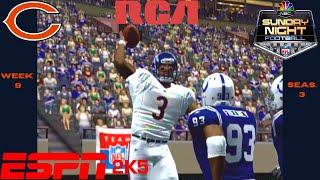 Throwdown In The RCA Dome In Another SNF Game! Chicago Bears ESPN 2k5 Franchise (Wk9:S3)