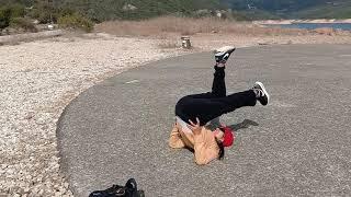 Joyce The Explorer hk stretching technique.Before Hiking. #shorts #stretching #exercise #hiking #ofw