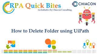 RPA - UiPath - Delete Folders from local drive