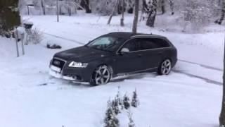 Audi A6 Snow Test S-Line 3.0 TDI Quattro  ( 300 PS ) Winter
