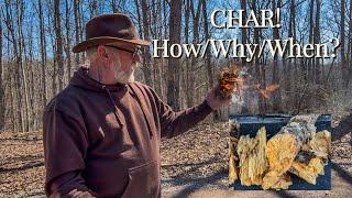 Char and Char use. Make fires easier by selecting proper Punk woods, with Dave Canterbury