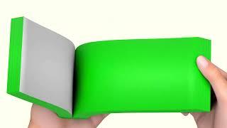 FLIPBOOK 3D 4.0 Green Screen Video With 400 Pages